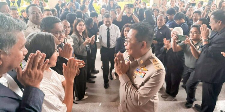 เรือนจำกลางระยองร่วมแสดงความยินดีผู้ว่าราชการจังหวัดระยองคนใหม่