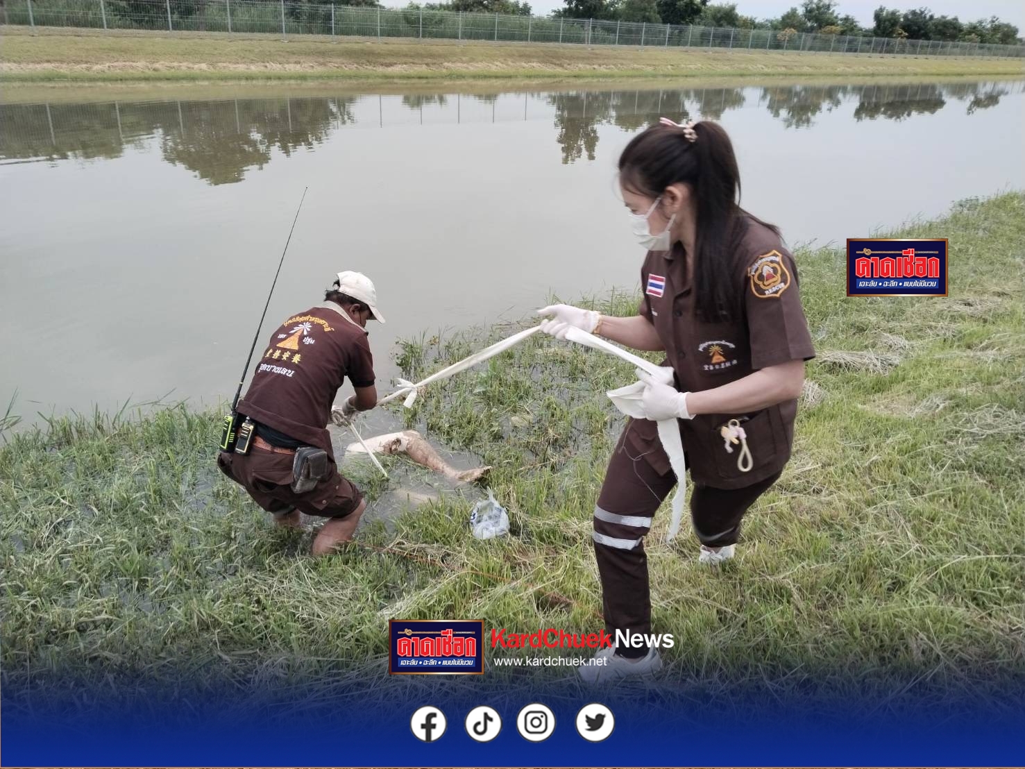 นครปฐม-คืบหน้า ถ่วงน้ำหญิง คลองชลประทาน คาดเป็นสาวใหญ่ สมุทรสาคร