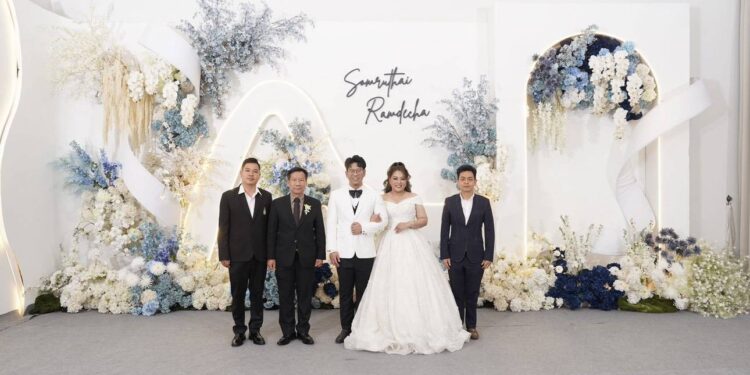 *รองเกียรติ ร่วมงานมงคลสมรสลูกชาย พ.ต.ท.เดชาชัย ณ ลำปาง อัยการจังหวัดนนทบุรี