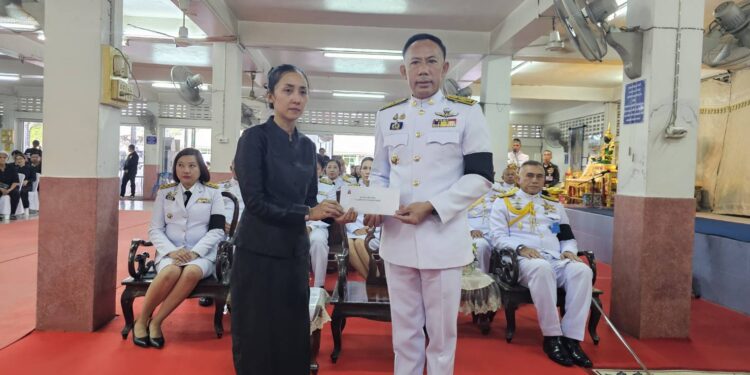 ปราจีนบุรี–พิธีรดน้ำหลวงอาบศพพระราชทาน วางพวงมาลาพระราชทานทหารกล้า “จ.ส.อ.พีรยุทธ น้าวิลัยเจริญ” วีรบุรุษผู้เสียสละเพื่อชาติ รายที่27