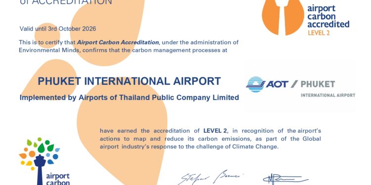 สมุทรปราการ AOT สร้างความยั่งยืนด้านสิ่งแวดล้อม สนามบินทุกแห่งประเมินและจัดการก๊าซเรือนกระจกครบวงจร