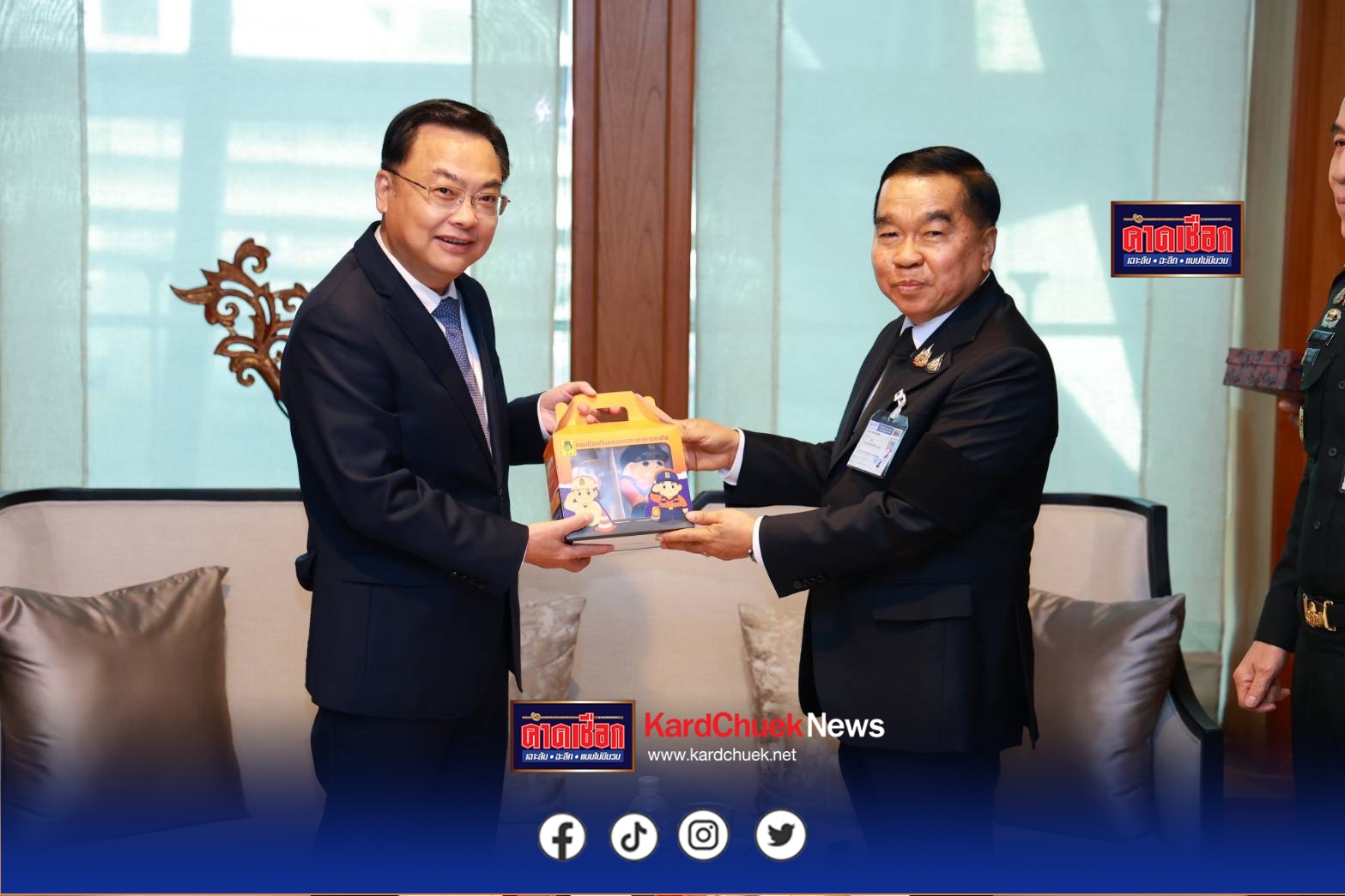 จีน มอบสิ่งของมูลค่า 10 ล้านหยวน ช่วยเหลือปชช.จากสถานการณ์ชายแดนไทย-กัมพูชา