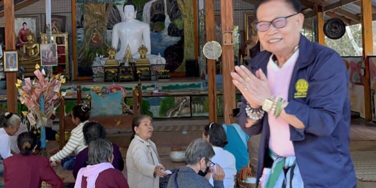 สกลนคร มหานิยมร่วมงานบุญประทายข้าวเปลือก งานบุญประเพณีบุญกองข้าวชาวอีสาน
