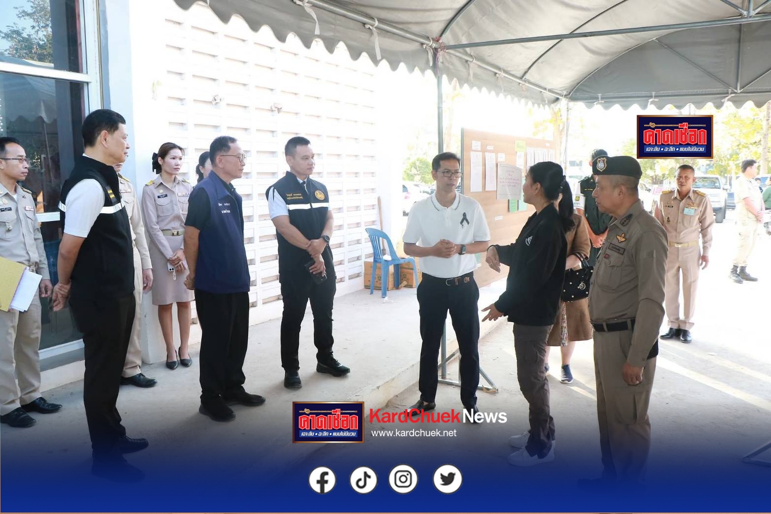 อำนาจเจริญบรรยากาศเลือกตั้งล่วงหน้า ผู้ว่าราชการจังหวัดใช้สิทธิเลือกตั้งนอกเขต ประชาชนทยอยใช้สิทธิอย่างต่อเนื่อง