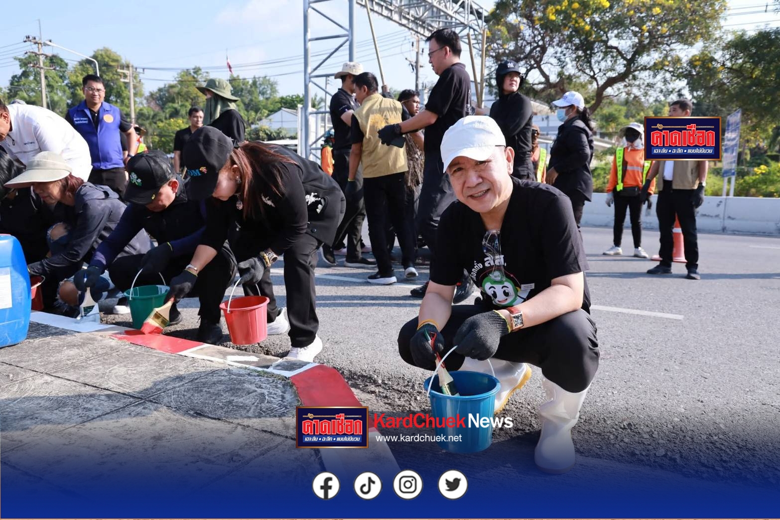 ชลบุรีเดินหน้าปฏิบัติการ“เมืองสะอาด”ลุยพื้นที่บางทรายทาสี-จัดระเบียบถนนสุขุมวิทเสริมภาพลักษณ์เมืองท่องเที่ยว