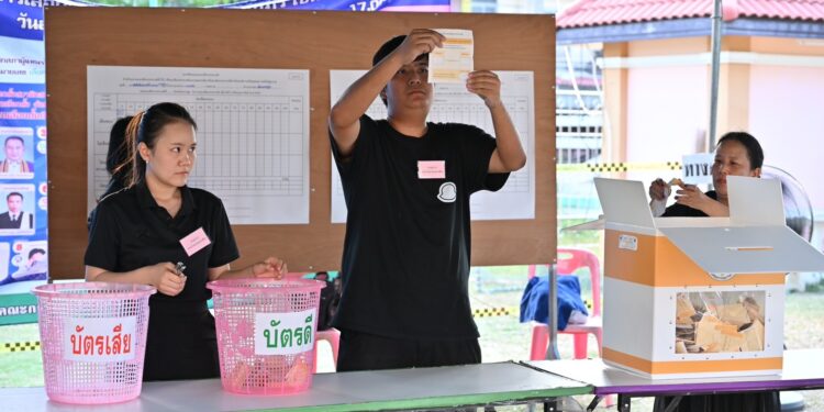 นครปฐม-ปิดหีบเลือกตั้ง (สส.) เป็นการทั่วไป และการออกเสียงประชามติ