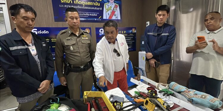 ปทุมธานี รวบทันควันลักบัสบาร์ทองแดงสายไฟฟ้า 5 ล้านบาท นายก.แดงรุดชี้หน้าดำเนินถึงที่สุด