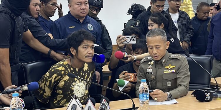 ปทุมธานี ”แอล“มอบตัวแล้วเผยไม่ได้คลั่งเข้าไปในโรงเรียนสาเหตุทะเลาะกับเมียเรื่องหึงหวง