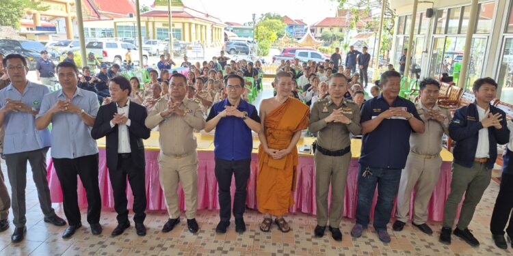 สมุทรปราการ-สภ.พระประแดงเปิดโครงการชุมชนยั่งยืนเพื่อแก้ไขปัญหายาเสพติดแบบครบวงจร ตามยุทธศาสตร์ชาติ ใน 2 หมู่บ้าน ต.ทรงคนอ