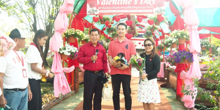 สมุทรปราการ ฟาร์มจรเข้และสวนสัตว์สมุทรปราการจัดงานวันวาเลนไทน์ฉลองการครองรัก35ปี เอกกับรูบี้