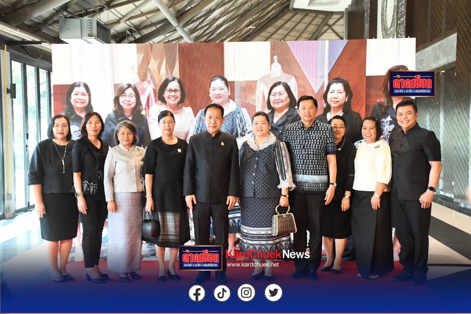 ผู้ว่าฯชลบุรีเปิดโครงการ “สตรีสร้างสรรค์ สืบสานผ้าไทย” เทิดไท้องค์ราชชนนีพันปีหลวงในงานสตรีสากลประจำปี 2569