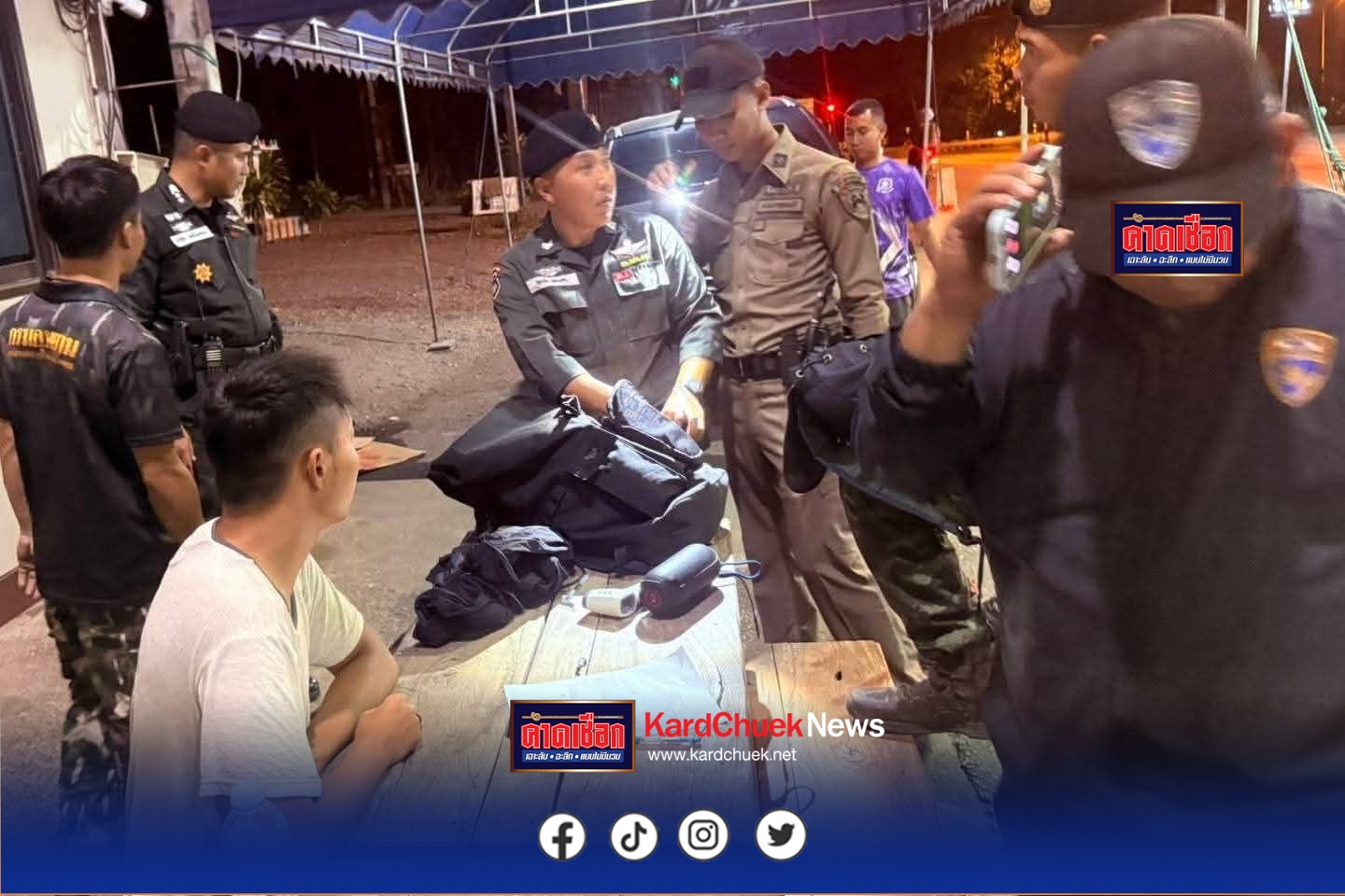 ปฏิบัติการร่วม รวบต่างด้าวชาวจีน ลักลอบเข้าเมือง ใช้รถติดตราสัญลักษณ์ราชการหวังตบตาเจ้าหน้าที่