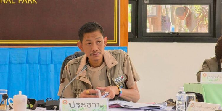 สกลนคร ห่วงสถานการณ์ไฟป่า อช.ภูพาน ใช้โดรนบินชี้เป้าพิกัด