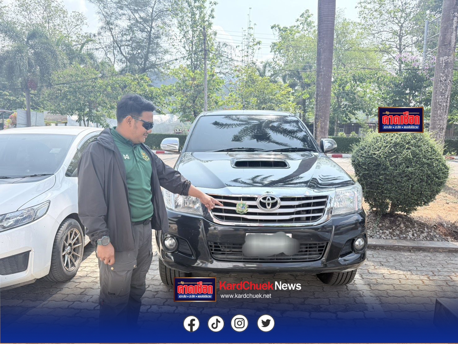 ล่าสุด เร่งขยายผล ใช้รถติดตราราชการขนสแกรมเมอร์จีนเทาส่งพม่า ตร.สภ.ทองผาภูมิ เร่งขยายผล ***จนท.ใช้รถติดตราหน่วยราชการ ขนสแกรมเมอร์ชาวจีน ส่งพม่า พร้อมคัดค้านการประกันตัว ด้านอธิบดีกรมอุทยานฯเต้น สั่งไล่จนท.ทีโออาร์ ออกทันที พร้อมตั้งกรรมการสอบ ใครเกี่ยวข้องไม่มีละเว้น