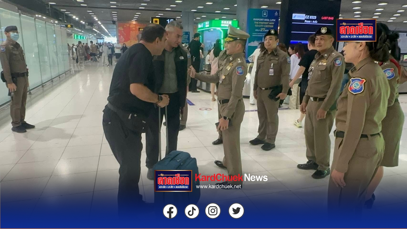 ตำรวจท่องเที่ยว ลงพื้นที่สุวรรณภูมิ ยกระดับความปลอดภัยสงกรานต์ 69 สร้างความเชื่อมั่นนักท่องเที่ยว