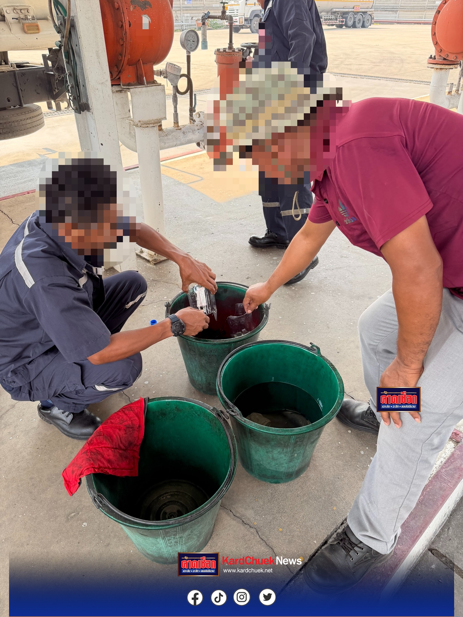 DSI ลุยสอบคลังน้ำมัน จ.อ่างทอง พบน้ำมันปริศนาเพิ่มกว่า 3.5 แสนลิตร