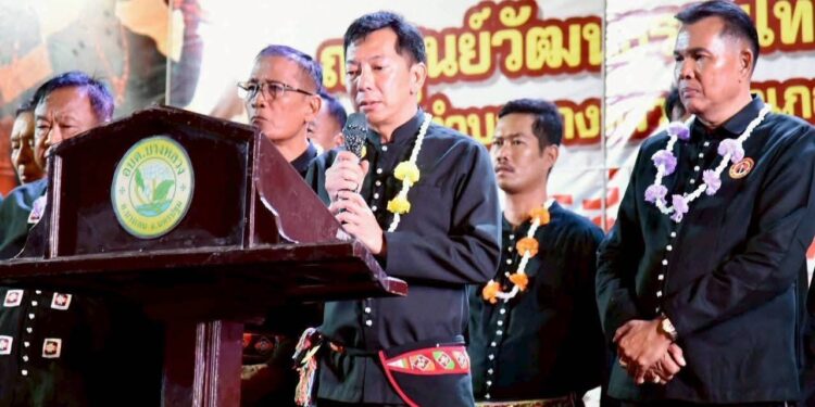 สนง.วัฒนธรรม จ.นครปฐม จัดกิจกรรมอนุรักษ์ฟื้นฟู สืบสานประเพณีไทยทรงดำ ประจำปี 2569