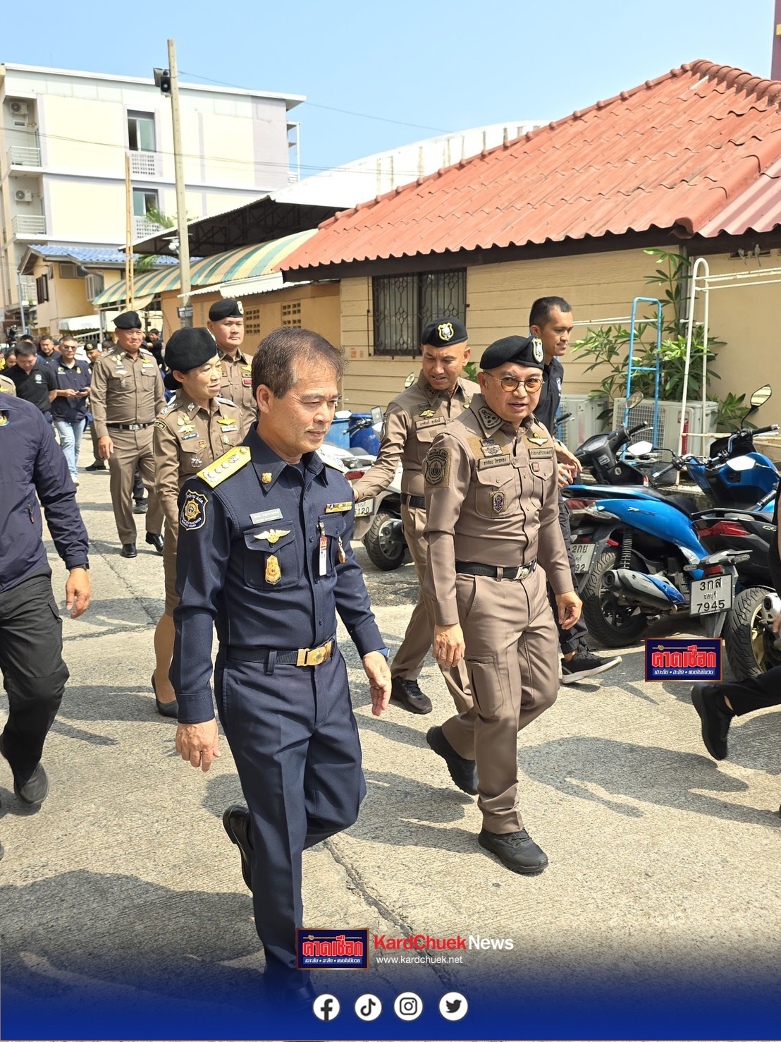 บช ปส เดินหน้าเชิงรุกต่อเนื่อง ลงพื้นที่ชุมชนร้อยหลัง นาเกลือ 27 จ ชลบุรี ขับเคลื่อนโครงการ ชุมชนปลอดภัย ได้ลูกหลานกลับคืน