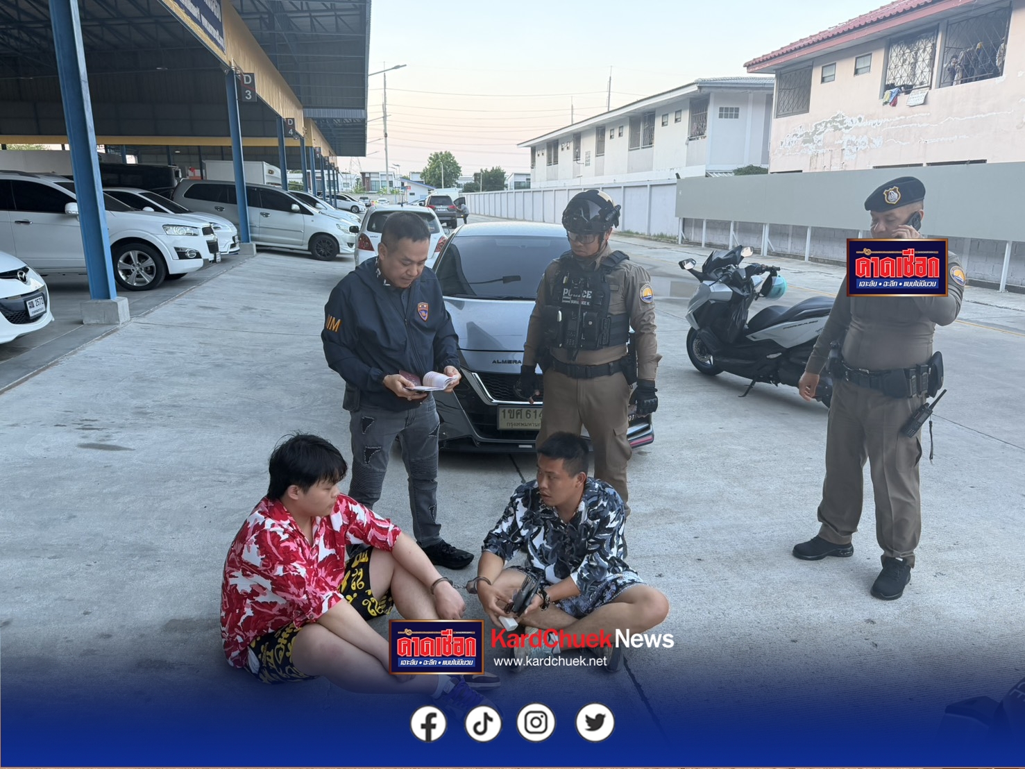 รวบ 2 โจรสวมไอ้โม่งบุกร้านชิงทอง พบเป็นชาวจีนสารภาพเที่ยวจนเงินหมดเช่ารถยนต์จากกรุงเทพฯ ไปก่อเหตุปล้นร้านทองที่โคราช   