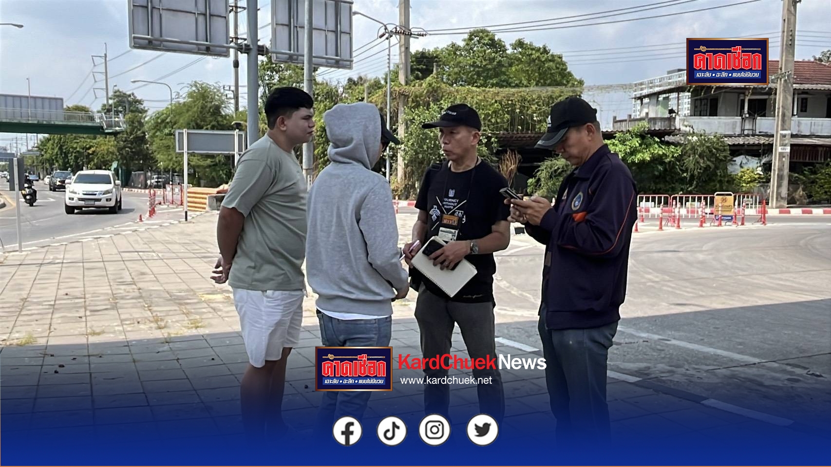 นนทบุรี วงจรปิดจับภาพสาวทอมซ้อนแฟนหนีตายถูกเก๋งหรู SUV Ford Everest ประกบไล่ยิง 2 นัด คาดเมาออกจากสถานบันเทิง