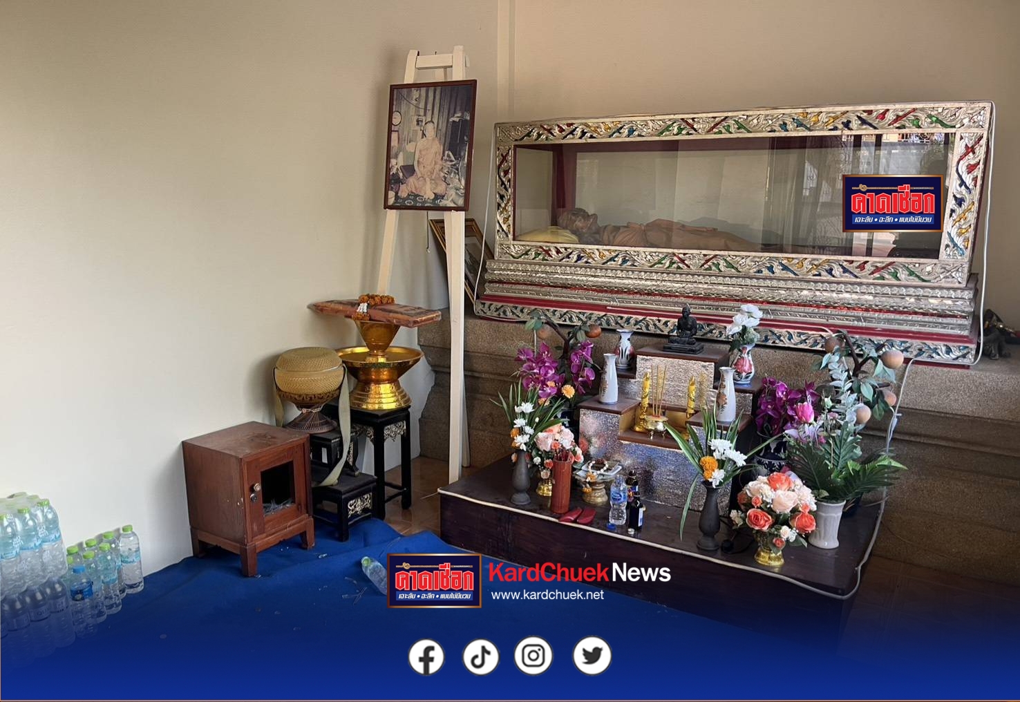 กล้องวงจรปิดจับภาพโจรแสบขี่ จยย.ย่องทุบตู้บริจาคขโมยเงินในวิหารโรงแก้วเกจิดัง วัดเขาแรด ก่อนจะถูกพระลูกวัดวิ่งไล่ได้เงินไปจำนวนหนึ่ง 