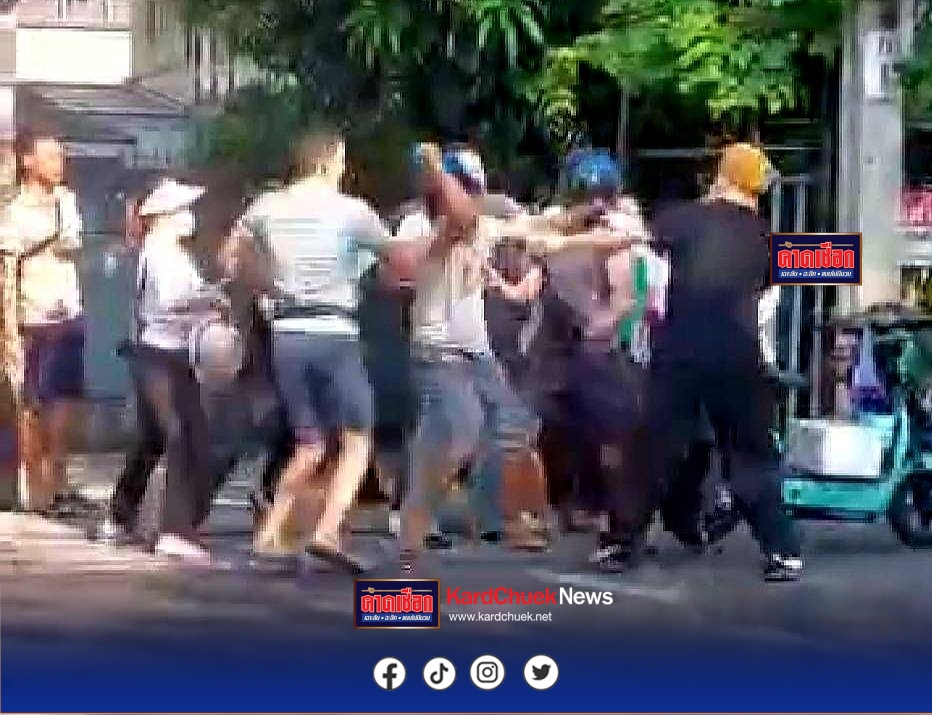 แก๊งเวียดนามเหิม ยกพวกรุมตื้บพ่อค้าไทย หลังไม่พอใจถูกแจ้ง จนท. อ้างยึดพื้นที่แล้วสั่งคนไทยห้ามขาย