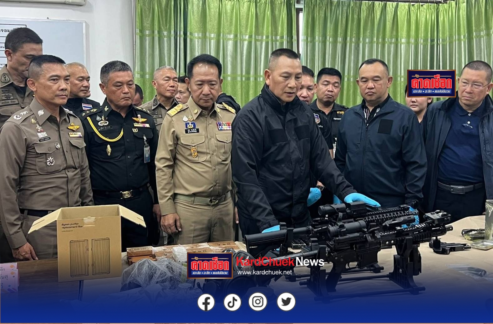 รวบหนุ่มจีนซุกคลังแสงพัทยา! ผบ.ตร.-ผวจ.ชลบุรี แถลงด่วน สั่งขยายผลเข้มหวั่นกระทบความมั่นคง