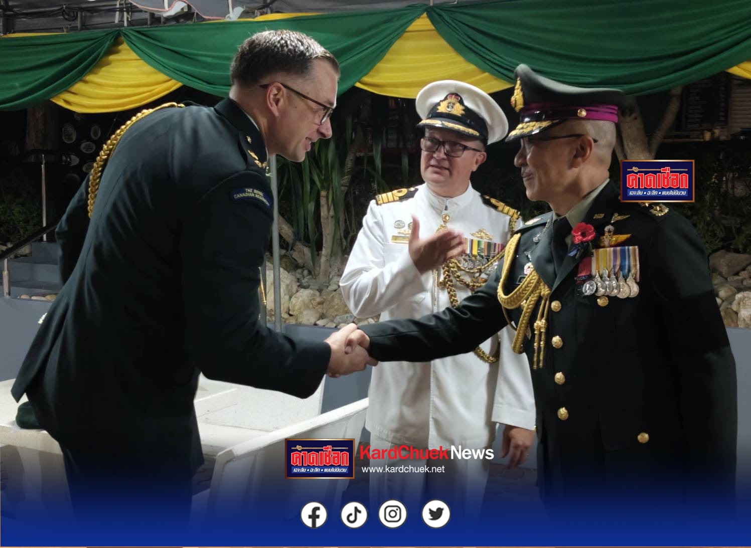 กองทัพไทย ร่วมรำลึกวีรชนสงครามโลกครั้งที่ 2 เนื่องในวัน ANZAC Day ณ ช่องเขาขาด จังหวัดกาญจนบุรี