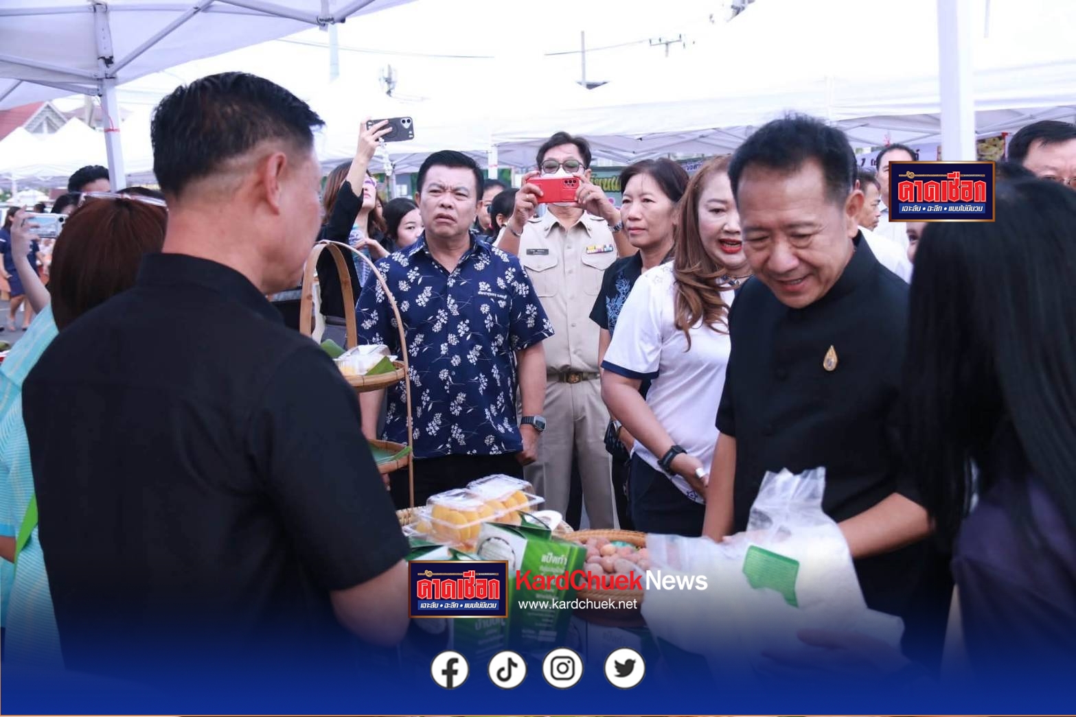 ชลบุรีเปิดตลาดเช้า “ไทยช่วยไทย” ขนทัพสินค้าลดค่าครองชีพสูงสุด 58%