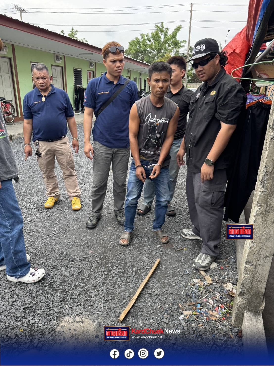 ปทุมธานี จับพ่อโหดคว้าไม้มีตะปูแหลมหวดตีลูกสาวบาดเจ็บ-ลูกโร่แจ้งให้ดำเนินคดีถึงที่สุด 