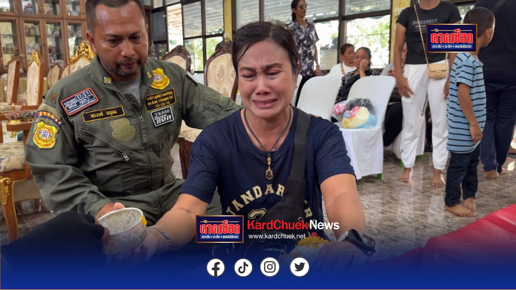 นนทบุรี ครอบครัวรับศพ น.ส.จอย สวดคืนแรก น้าสาวเดือดลั่น “คนใจหมา” จงใจฆ่า วอนลงโทษประหาร ไม่อโหสิกรรม