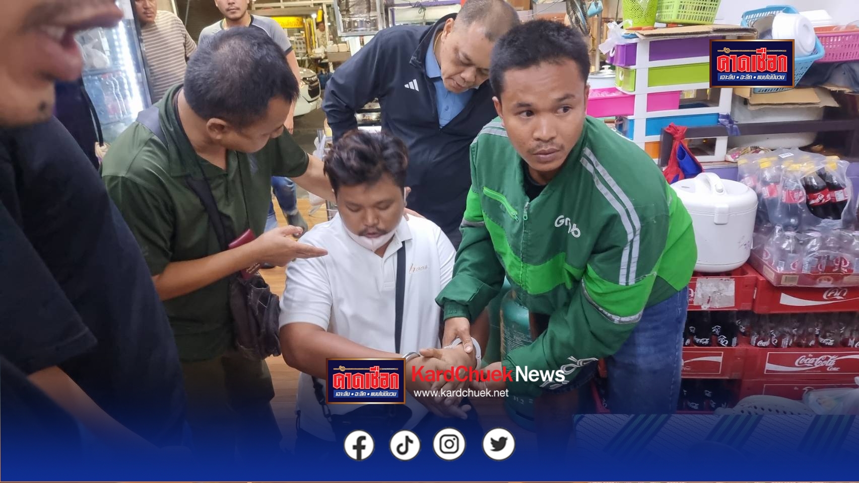 ตร.บางละมุง รวบโจรกระชากกระเป๋าแหม่มเบลเยียมล้มกลิ้งเจ็บนอนโรงบาล ลุยแกะรอยไม่ถึง 5 ชม. ตามรวบคาร้านข้าว อ้างติดสล็อต-หาเงินใช้หนี้แทนเพื่อน!