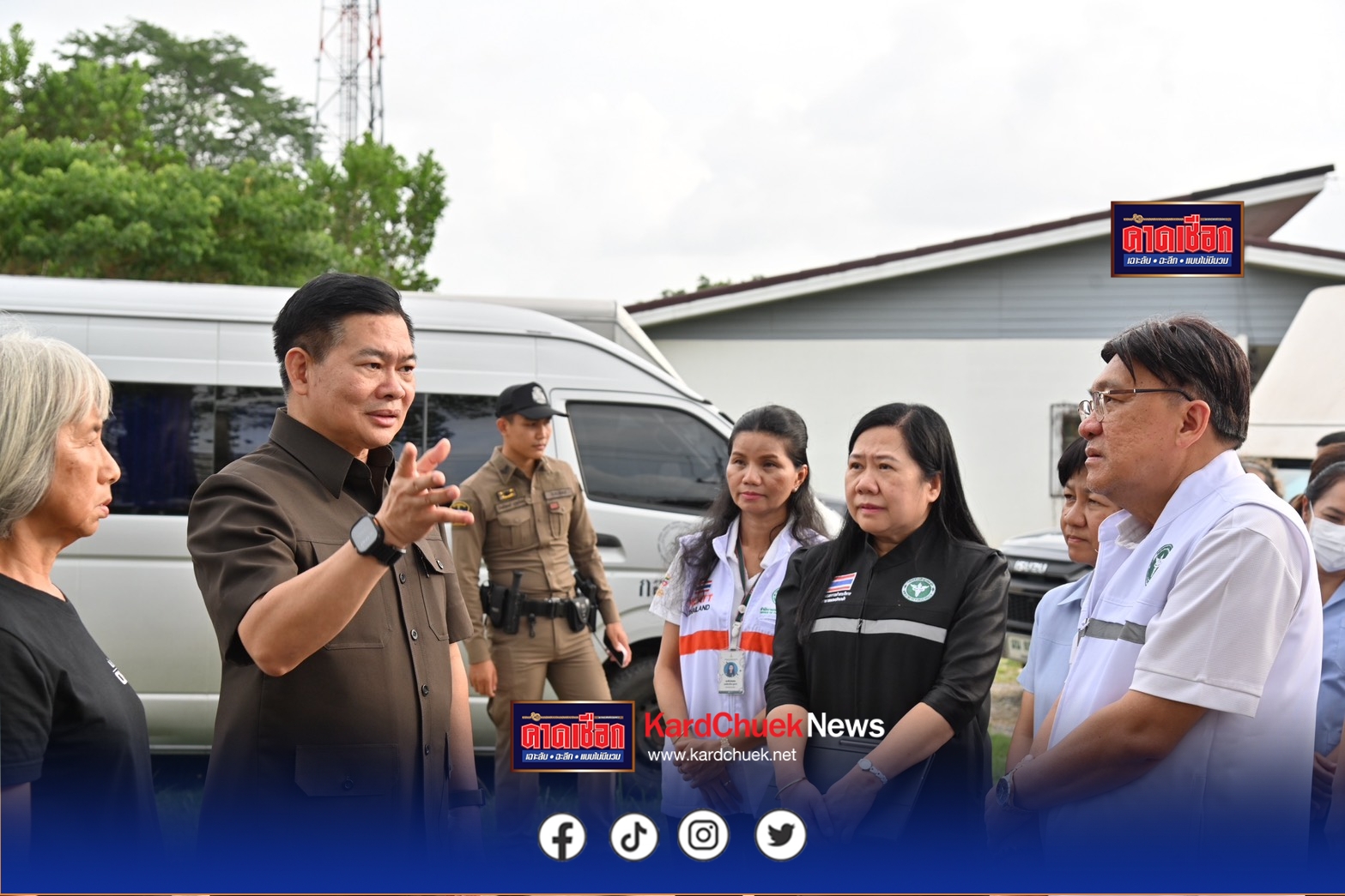 เลขาธิการ ป.ป.ส. ลงพื้นที่จันทบุรี เยี่ยม“จันทารักษ์” ต้นแบบฟื้นฟูผู้เสพยาเสพติดภาคตะวันออก พร้อม เดินหน้าเปลี่ยน “เนิน FM” ย้ำ “รู้ต้องแจ้ง” ผ่านสายด่วน 1386