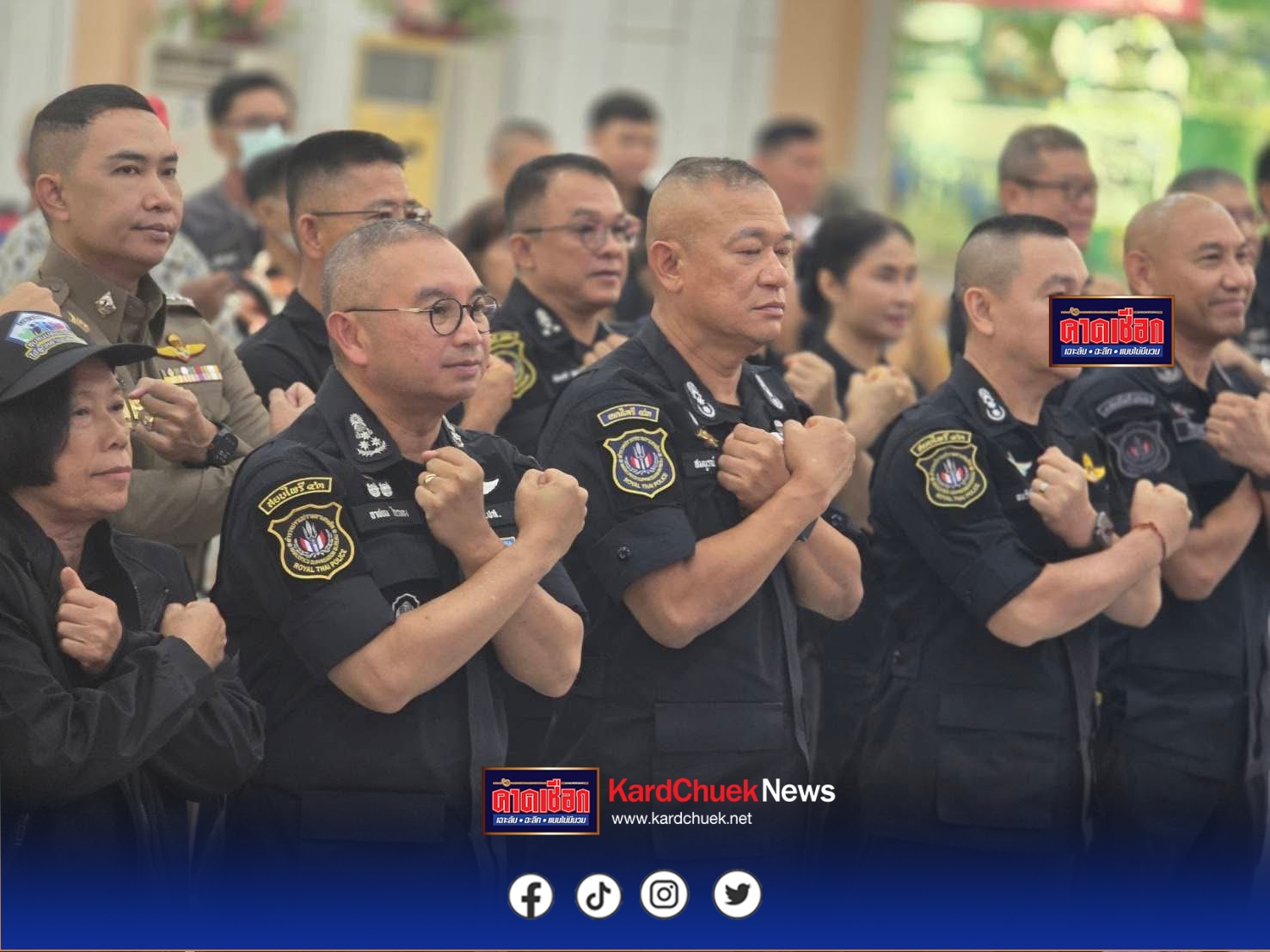 กองบัญชาการตำรวจปราบปรามยาเสพติด ขับเคลื่อนโครงการ “ชุมชนปลอดภัย ได้ลูกหลานกลับคืน” ลงพื้นที่ชุมชนสะพานปูน ดอนเมือง