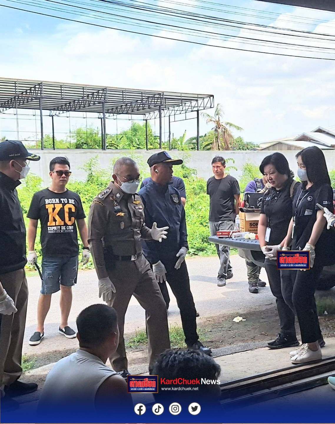 ตำรวจ ปส.บุกทลายโรงงานชาวต่างชาติ ผลิตยาเสพติดเตรียมส่งกระจายในไทยและต่างประเทศ