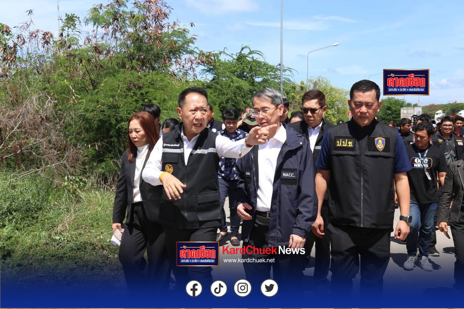 ผู้ว่าฯชลบุรี ผนึกกำลัง ป.ป.ช.ภาค2 ตำรวจ ขนส่ง และท่าเรือแหลมฉบัง เชื่อมข้อมูลสกัดรถบรรทุกน้ำหนักเกิน