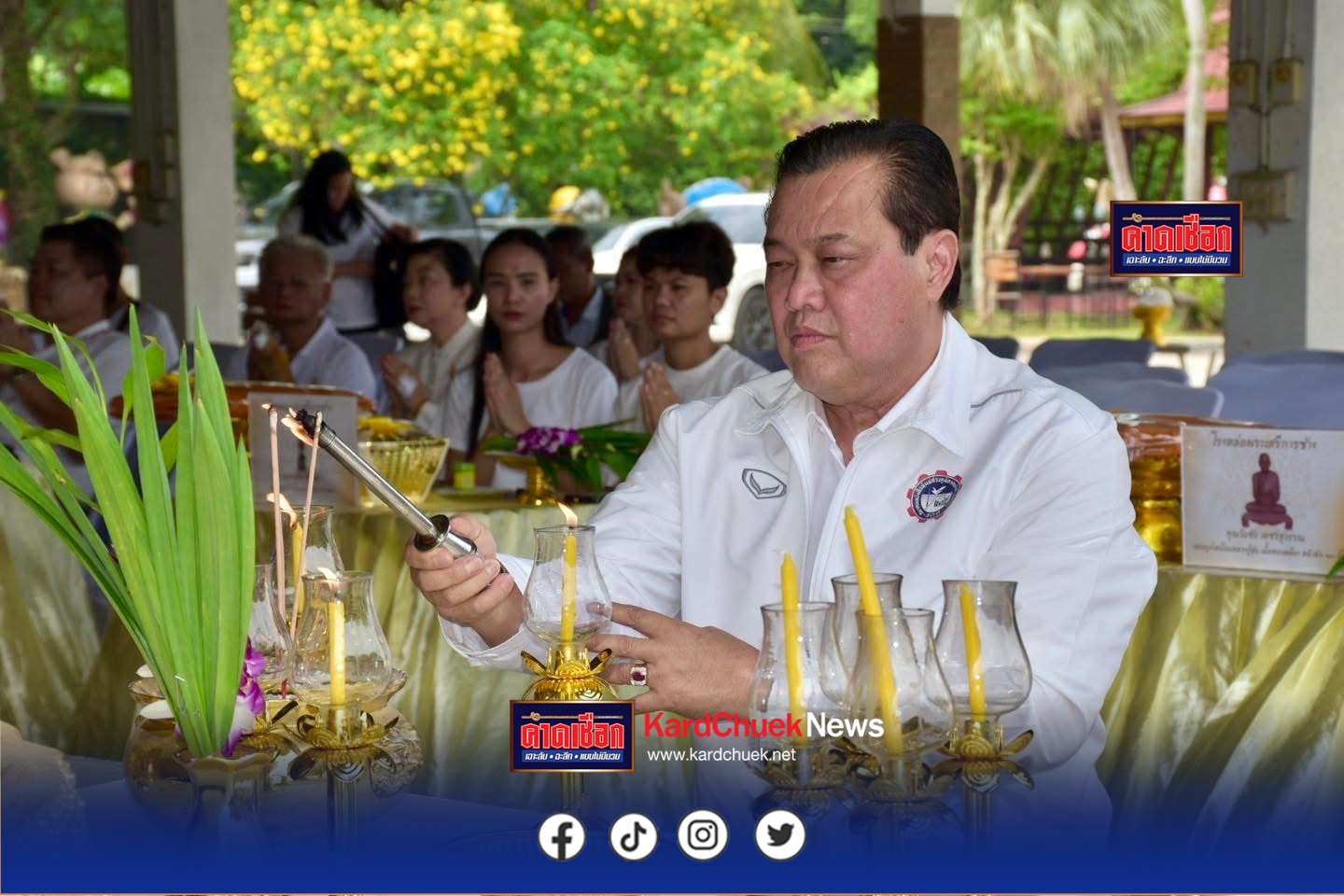 สนท. จัดสร้างพระพุทธชินราช บูชาประดิษฐาน ณ สมาคมหนังสือพิมพ์แห่งประเทศไทยฯ เพื่อความเป็นสิริมงคลและเป็นศูนย์รวมจิตใจของ สมาชิกและสื่อมวลชน