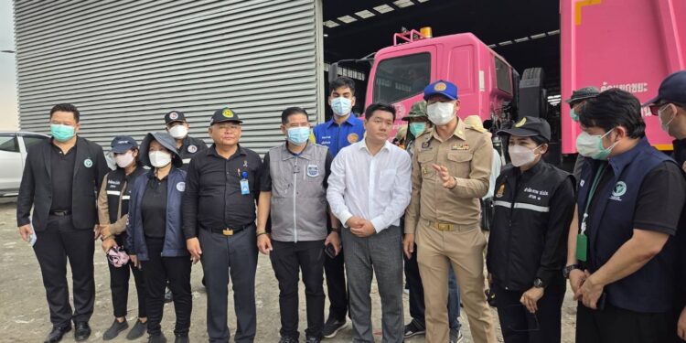 DSI ร่วมกับ สำนักงาน ป.ป.ช. สำนักงาน ป.ป.ท. และหน่วยงานที่เกี่ยวข้อง ตรวจสอบบ่อขยะ ไม่ได้มาตรฐาน ส่งกลิ่น ปล่อยน้ำเสีย เกิดมลภาวะต่อชุมชน