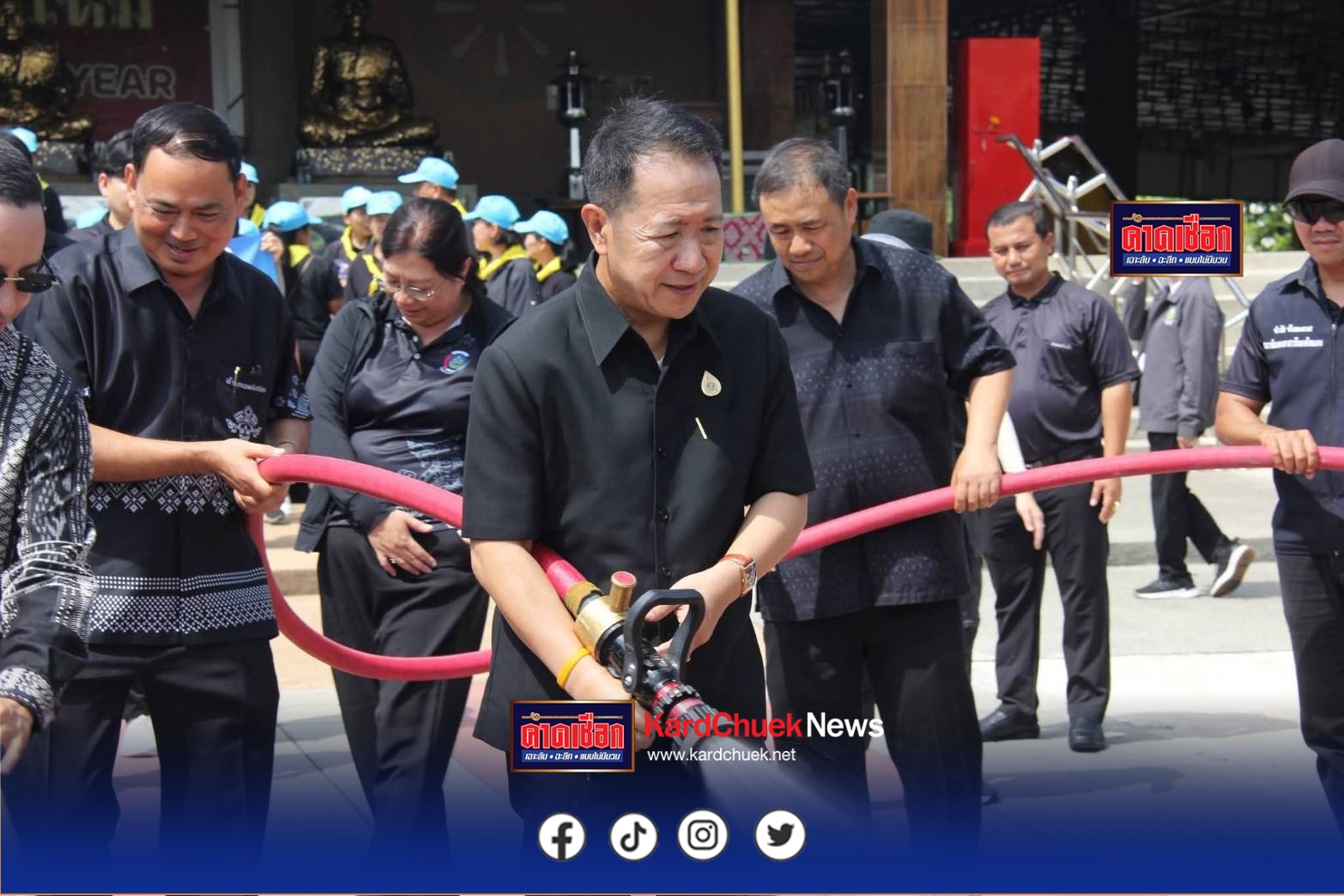 ผู้ว่าฯ ชลบุรี รวมพลัง Big Cleaning Day วัดเนื่องจำนงค์เฉลิมพระเกียรติสมเด็จพระนางเจ้าฯ พระบรมราชินี
