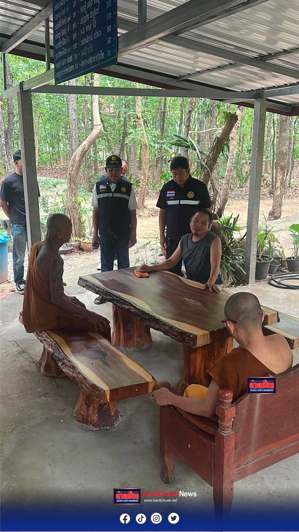 ชัยภูมิ ชุมยิ่งกว่ายุงยาบ้าระบาดหนักบุกจับสึกเจ้าอาวาสพร้อมพระลูกวัดอีก 2 รูป ขยายผลน้าคลั่งยาทำร้ายหลาน 12 ปี