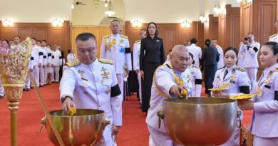 สำนักงานตำรวจแห่งชาติ ร่วมพิธีถวายน้ำสรงพระศพ สมเด็จพระเจ้าลูกเธอ เจ้าฟ้าพัชรกิติยาภา นเรนทิราเทพยวดี กรมหลวงราชสาริณีสิริพัชร มหาวัชรราชธิดา ณ ศาลาสหทัยสมาคม ในพระบรมมหาราชวัง
