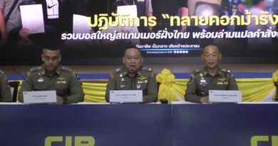 ศูนย์ต่อต้านการฉ้อโกงออนไลน์ (ACSC) ผนึกกำลัง ตำรวจสอบสวนกลาง (CIB) เปิดปฏิบัติการ “ทลายคอกม้ารังมังกร อันดับ 3 ปอยเปต”