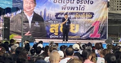 ชาวคลองเตยคึกคักแห่ฟัง“สุชัย พงษ์เพียรชอบ” ผู้สมัคร ส.ก.เบอร์ 1 ปราศรัยใหญ่โค้งสุดท้ายดันนโยบายพลิกชีวิตชุมชนยั่งยืน อ้อนคะแนนเสียงชาวคลองเตย