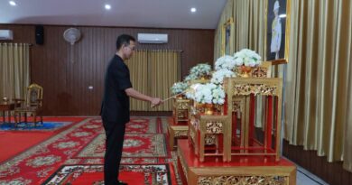 อำนาจเจริญจัดพิธีสวดพระพุทธมนต์และเจริญจิตตภาวนา อุทิศถวายพระราชกุศล ประจำเดือนมิถุนายน 2569