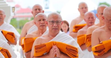ผบ.เรือนจำกลางระยอง ร่วมอุปสมบทหมู่ถวายเป็นพระกุศล แด่เจ้าฟ้าพัชรกิติยาภาฯ ณ วัดศรีรัตนธรรมาราม