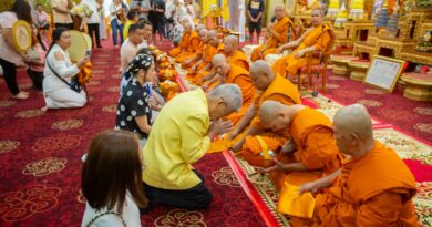 วัดไผ่ล้อม พระอารามหลวง จังหวัดนครปฐม จัดพิธีบรรพชาอุปสมบทหมู่พระภิกษุ   สามเณร ถวายพระในหลวงฯ เนื่องในวันเฉลิมพระชนมพรรษา 28 กรกฎาคม 2569 