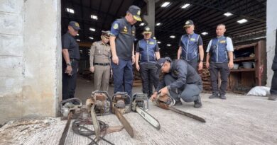 ผู้ช่วยรัฐมนตรี ทส. นำทีม ปทส. บุกตรวจโรงเลื่อยเมืองกรุงเก่า อายัดไม้ต้องสงสัย ตรวจยึดเลื่อยโซ่ยนต์ 5 เครื่อง พร้อมขยายผลตรวจสอบไม้ทั้งหมด หลังพบความเชื่อมโยงกับไม้ทางภาคเหนือ