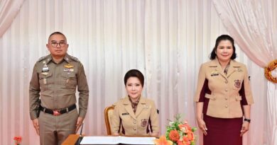 บช.ปส. ต้อนรับ คุณกนกวรรณ พันธุ์เพ็ชร์ นายกสมาคมแม่บ้านตำรวจ พร้อมคณะ  เยี่ยมชมกิจกรรมเทิดพระเกียรติ สมเด็จพระเจ้าลูกเธอ เจ้าฟ้าพัชรกิติยาภาฯ  พร้อมน้อมสำนึกในพระกรุณาธิคุณฯ และร่วมลงนามถวายความอาลัย