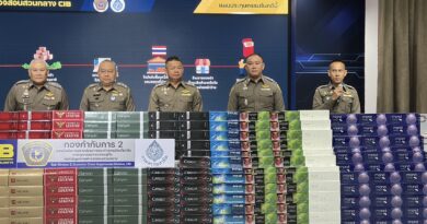 CIB ร่วมกับ กรมสรรพสามิต บุกทลายโกดังบุหรี่เถื่อนใจกลางเมืองโคราช ยึดของกลาง 1.5 ล้านมวน มูลค่าเกือบ 7 ล้านบาท