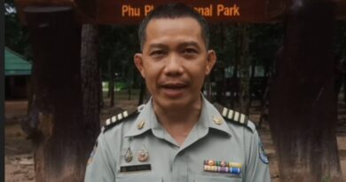 สกลนคร อช.ภูพาน เชิญเที่ยวน้ำตกคำหอมฝนตกน้ำมาก